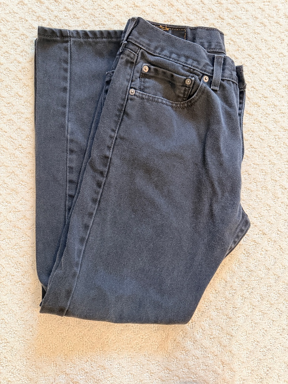 Levi 505 Black Denim Jeans W32 L30
